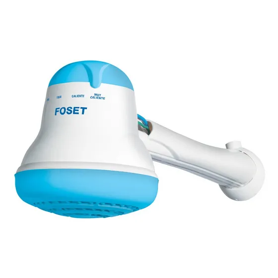 Foset REGEL-4A regadera eléctrica azul de 14.5cm de pared 5400W