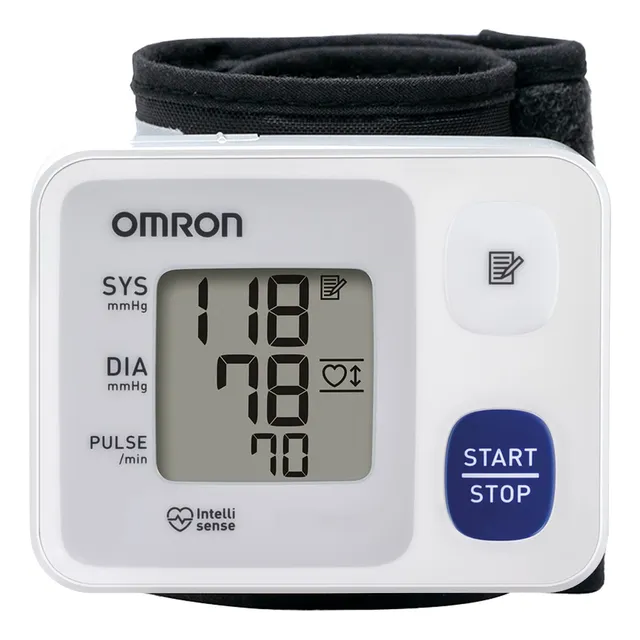 Baumanómetro Omron Medidor De Presión De Muñeca Hem-6124,