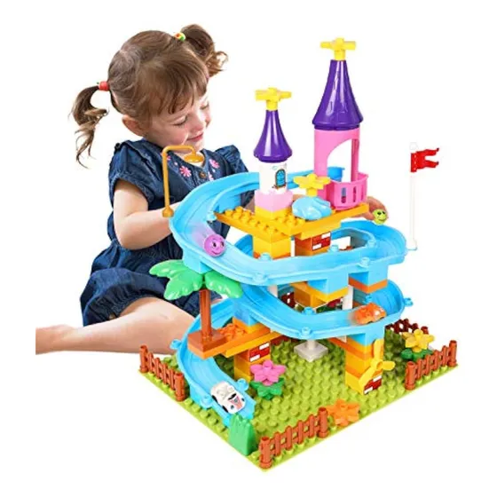 Juego De Construcción De Juguetes De Marble Run,