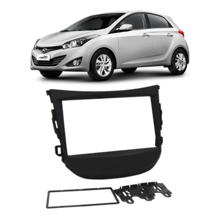 Moldura 2 Din Fiamon 2375 Hyundai Hb20 2012 Até 2019 Moldura 2 Din Fiamon 2375 Hyundai Hb20 2012 Até 2019