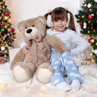 Urso Bicho PelĂșcia Gigante AntialĂ©rgico Presente Crianças Cor Areia 80cm Urso Bicho PelĂșcia Gigante AntialĂ©rgico Presente Crianças Cor Areia 80cm