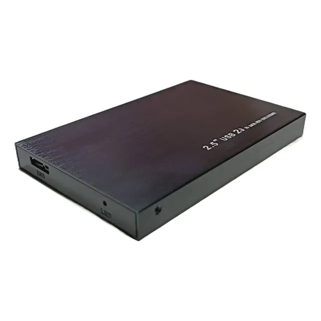 Case Cofre Aluminio Metal Usb 2.0 De Disco Duro Sata 2.5