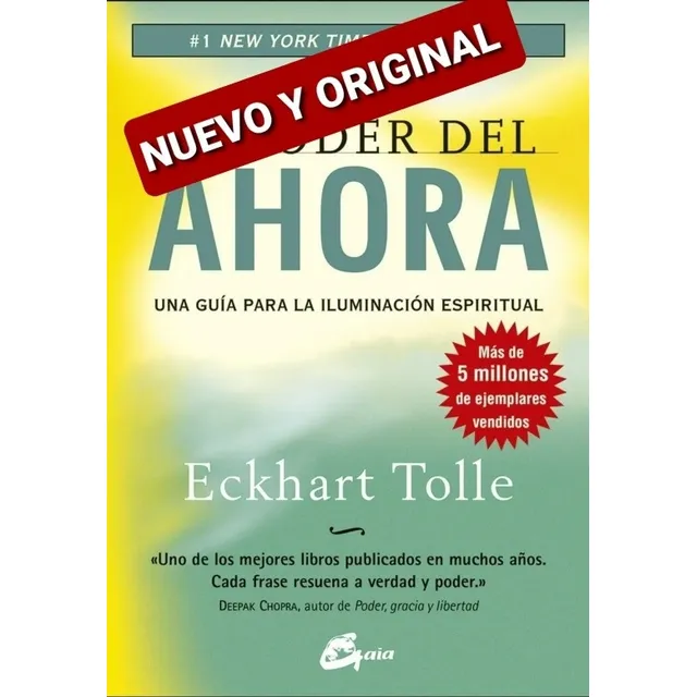 El Poder Del Ahora ( Libro Nuevo Y Original )