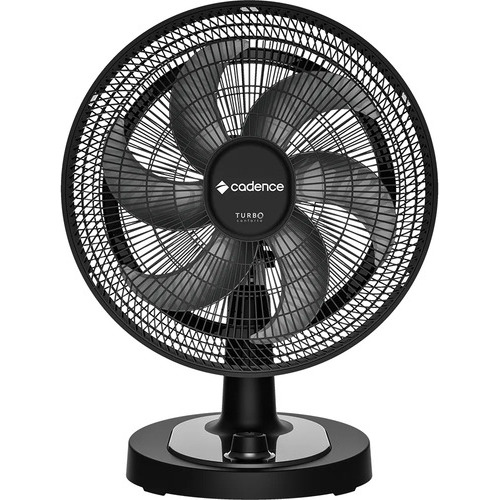 Ventilador Cadence Turbo Conforto Black 42 Cm Preto 127v Cinza Plástico 6 Ventilador Cadence Turbo Conforto Black 42 Cm Preto 127v Cinza Plástico 6