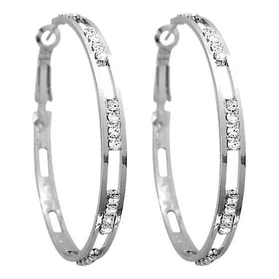 Big Hoops Earrings For Dama 1 Pair Large Circle Thin