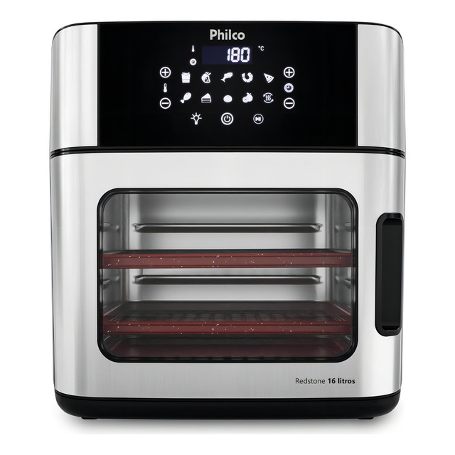 Fritadeira Air Fryer Philco 16l 4 Em 1 Painel Digital Paf16a Fritadeira Air Fryer Philco 16l 4 Em 1 Painel Digital Paf16a