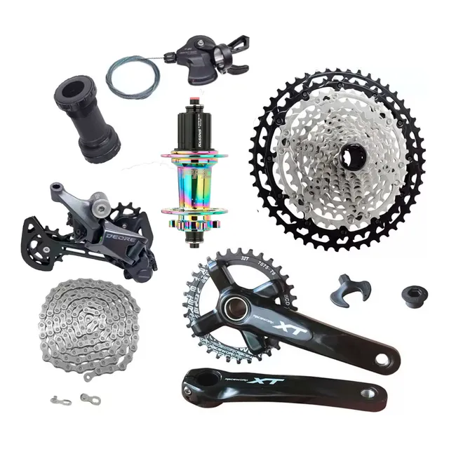 Transmisión Completa Shimano 1x12 Con Maza Tronadora
