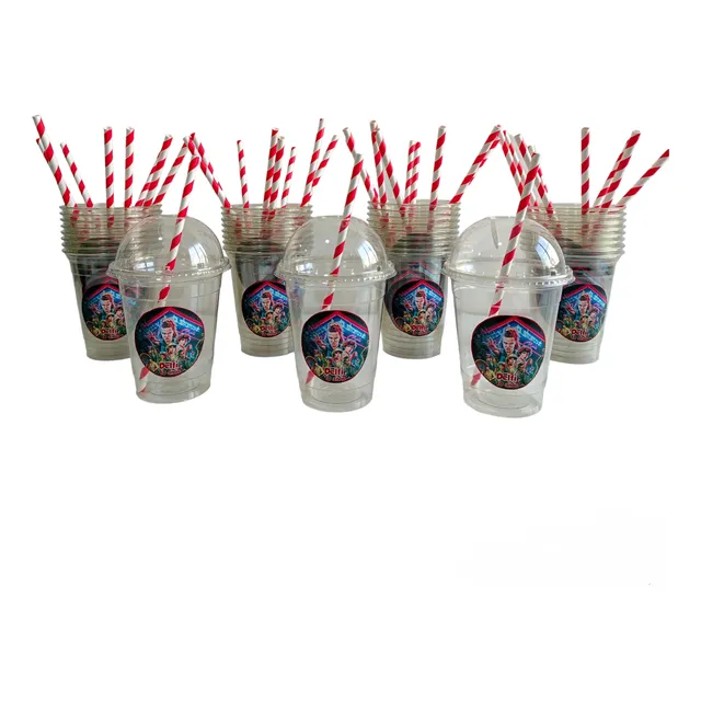 Vasos Stranger Things Cumpleaños Descartables