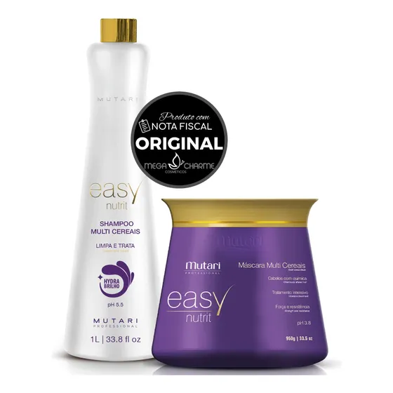 Mutari Easy Nutrit Kit Hidratação Profissional