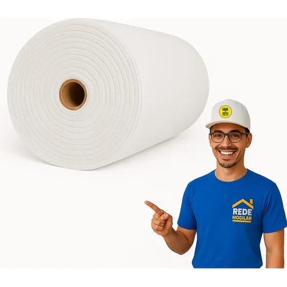 250m2 Mantatec Vp50 Bidim Original Tecido Branco Poliester