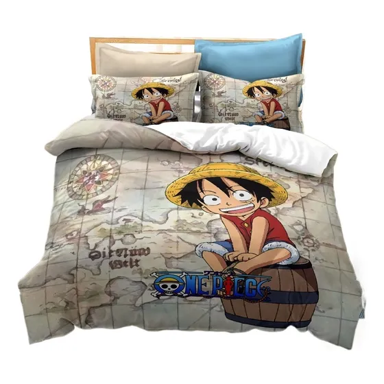 100 Funda Nórdica De Anime, Juego De Cama Individual