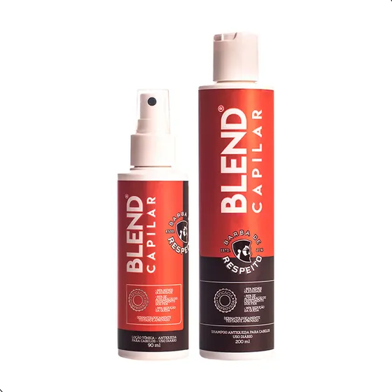 Kit Antiqueda Blend Capilar Para Cabelos Barba De Respeito 