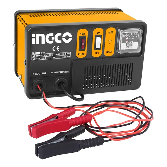 Ff Cargador De Bateria Auto Moto Ingco Portable 6/12v Cb1501