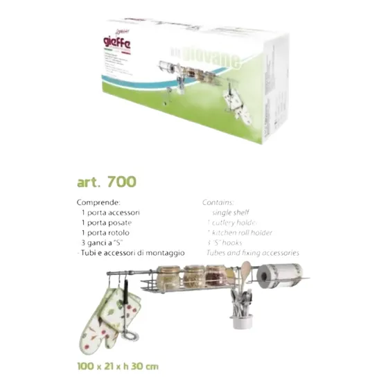 Ii Kit Giovane Organizador Cocina En Acero Inoxidable