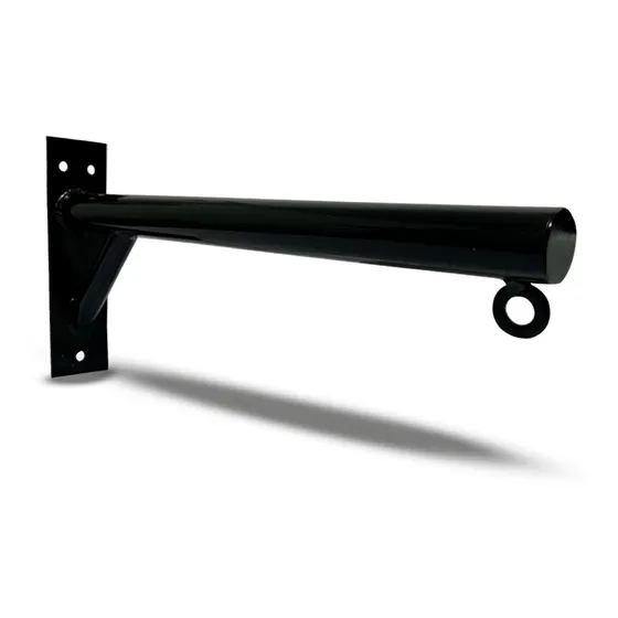 Base De Pared Para Saco De Boxeo Incluye Accesorios Color Negro