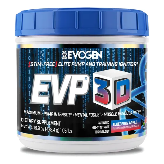 Evogen Evp 3d 40 Servicios Sabor Blueberry Apple