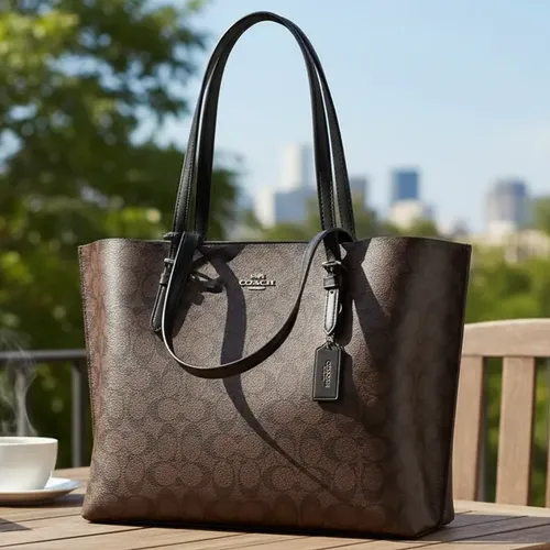 FROM JAPAN公式アカウント02 COACH Leather Tote B Bolsa Coach Modelo 