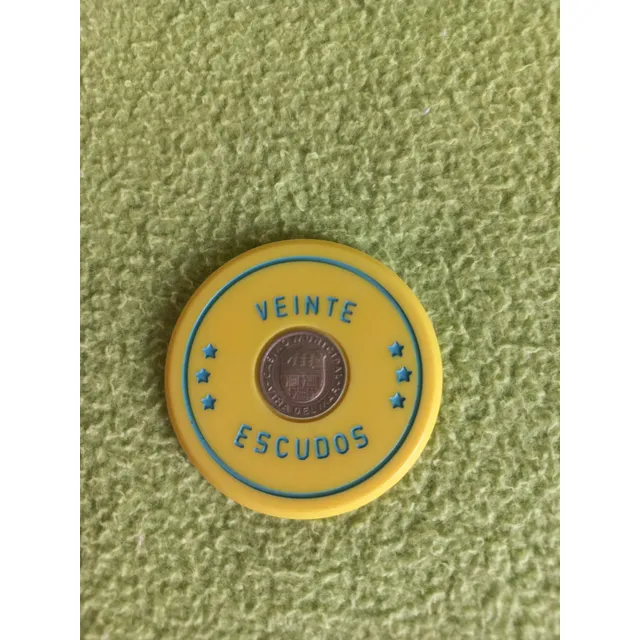 Antigua Ficha De Casino Viña Del Mar  En Escudos