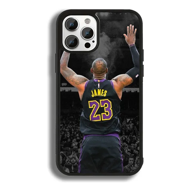 Funda Para Celular De Lebron James Lakers Negro Iphone 7/8 Plus