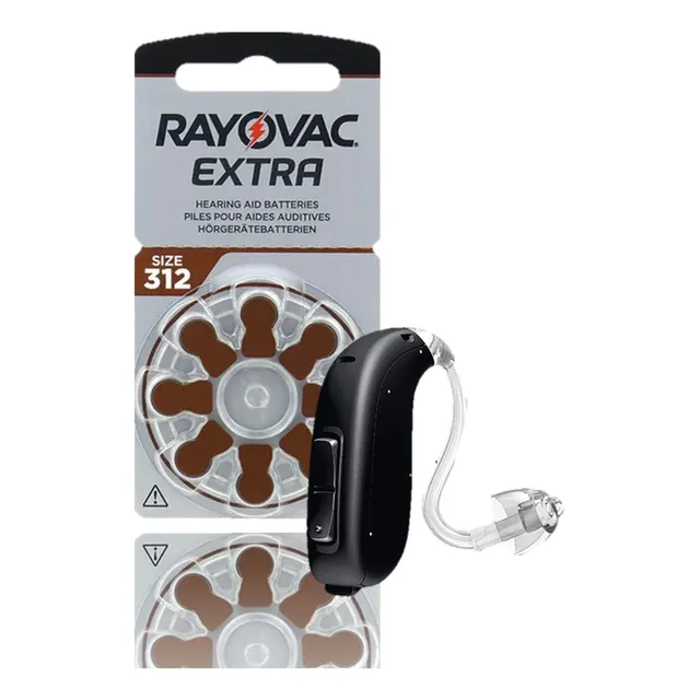 40 Pilas De Audifono Rayovac Extra 312 Pr41 Pack 40 Unidades