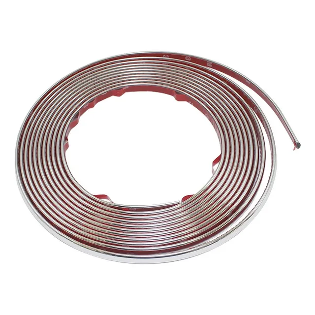 Moldura Cromada Autoadhe. Decora Proteccion Auto