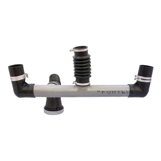 Sifón Crupier Premium Para Bacha De Cocina Triple 