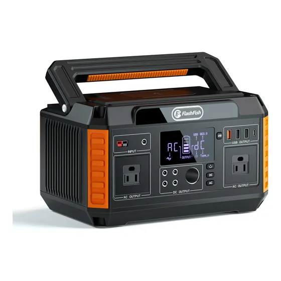 Flashfish P60 Portátil Solar Generador Electrico 520wh/500w