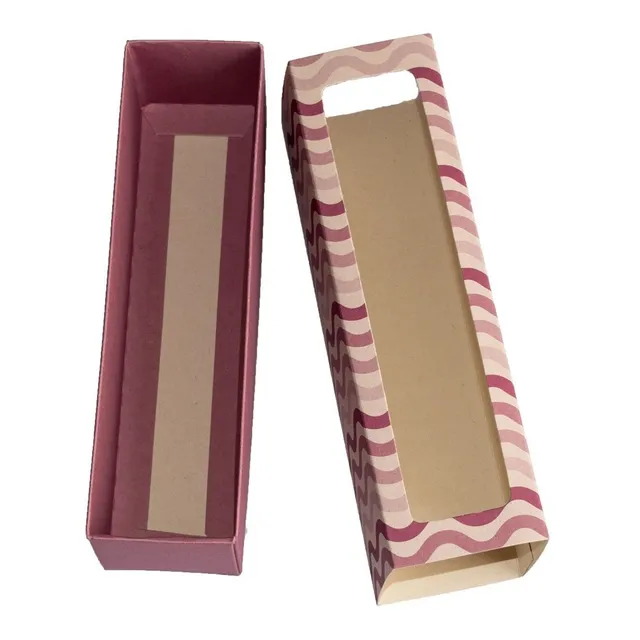 Caja Empaque Macarrón Frances  6 Dulces - Pack 25 Unidades 