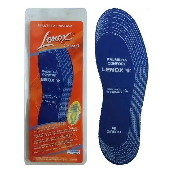 Plantilla Recortable Confort Tela Deportiva Lenox Cuo Tas Color Azul Marino Tamaño De La Plantilla Talle Unico