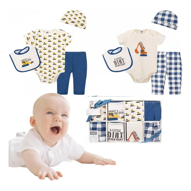 Regalo Para Baby Shower Set 2 De Conjuntos Bebe Hudson Baby