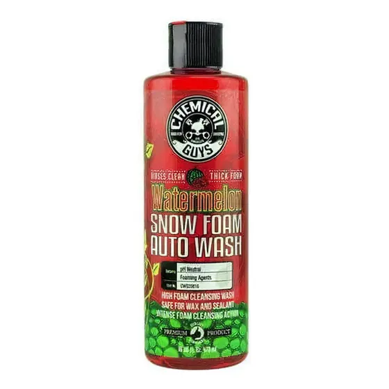 Shampoo Liquido Espuma Auto Sandía Chemical Guys 473 mL Brillante
