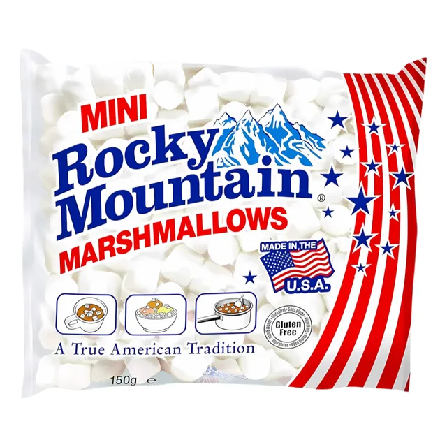 Mini Marshmallows Americano Rocky Mountain 150g N° 1 Eua