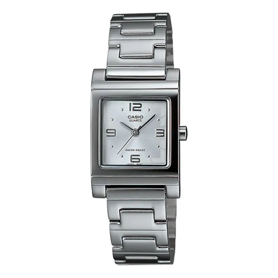 Reloj Casio Ltp-1237d-7a Classic Casual-gris Gris Gris Blanco