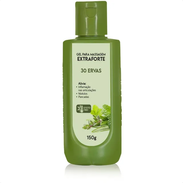 Gel Extra Forte Para Massagem 30 Ervas Dor Tensão Bom Médico