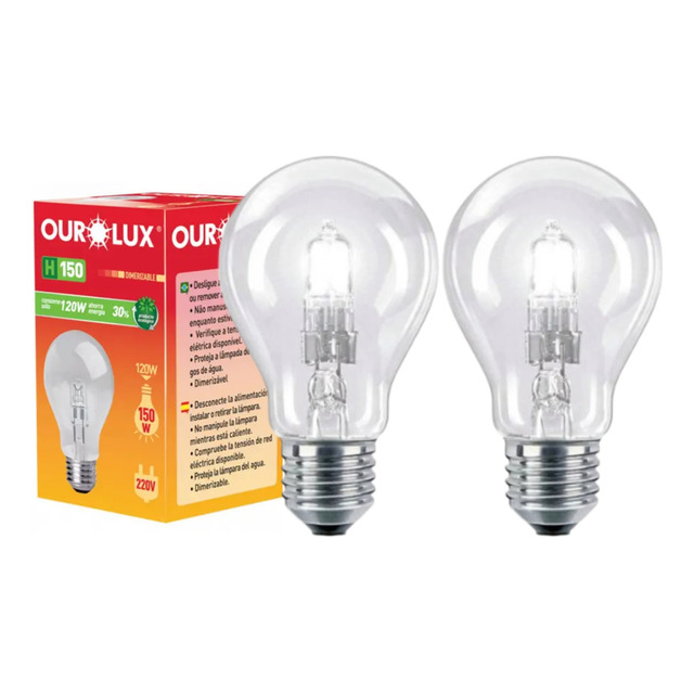 Kit 2 Lâmpadas Para Churrasqueira 150w Halógena 110/220v Kit 2 Lâmpadas Para Churrasqueira 150w Halógena 110/220v
