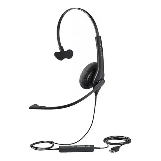 Auricular Vincha Con Micrófono Usb 1100 Jabra Color Negro