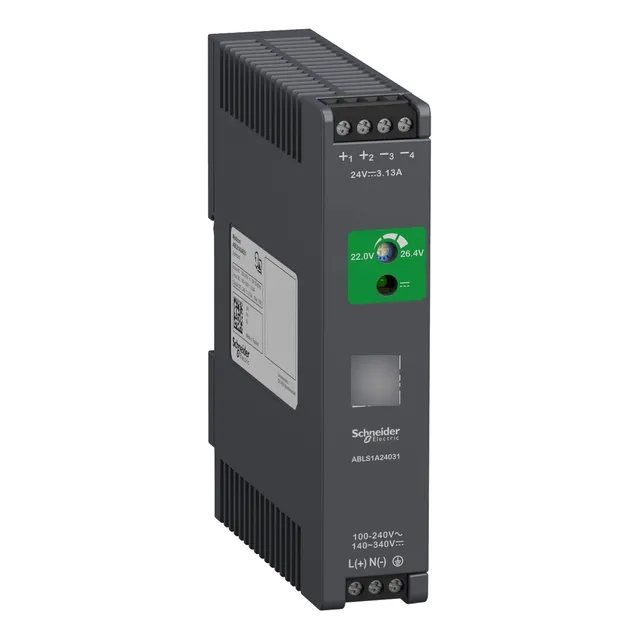 Abls1a24031 Plc Regulated Power Supply, 100 To 240v Ac, 24v