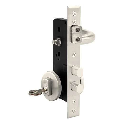 Cerradura Con Manilla 1080960l-i.i Acceso Ppal ,izquierda Color Gris