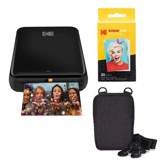 Impresora Kodak Step Wireless Mobile Photo Mini Color Black