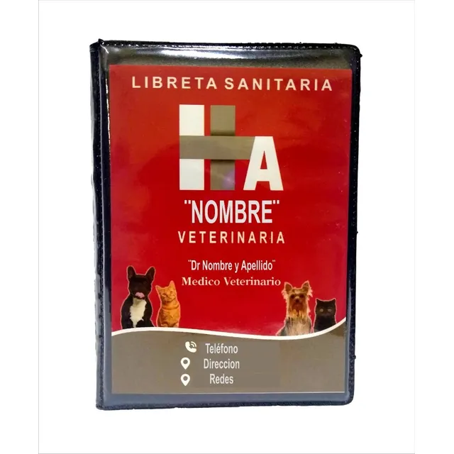 Libretas Sanitarias Para Veterinarias (100 U.)
