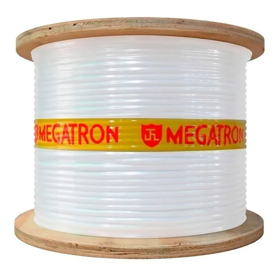 Kit C/ 2 Cabo Coaxial Bobina  95% De Malha Com 300 Metros 