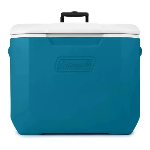 Hielera Con Ruedas Coleman® Manija Telecópica, 60qt Color Azul