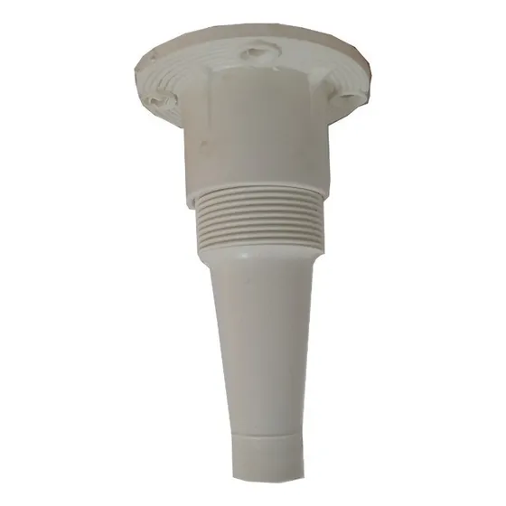 Pata Conica Plastica Blanca De 10 A 13 Cm X 4 Unidades