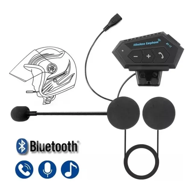 Audifonos Manos Libre Bluetooth Motos Casco Inalamb Llamadas