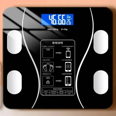 Balança Corporal Bioimpedância Profissional Bluetooth até 180kg