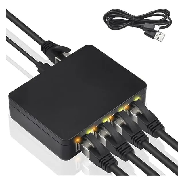 Poyiccot Divisor Ethernet Rj45 De 1000 Mbps,