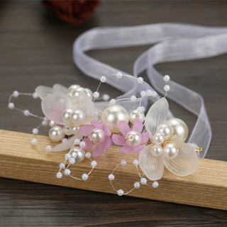 Diadema En Forma De Pan Dorado Para Niños, Diadema De Perlas Diadema En Forma De Pan Dorado Para Niños, Diadema De Perlas