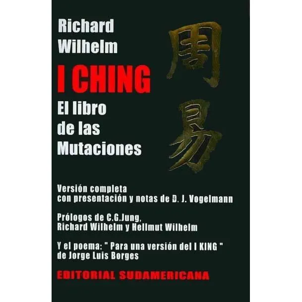 I Ching Libro De Las Mutaciones Wilhelm Monedas Tapa del libro Dura