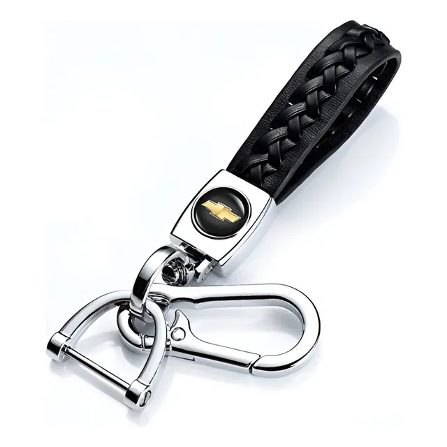 Llavero Universal Logo Piel Carro Original Cuero Premium