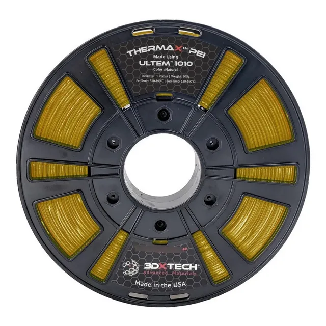 500gr Filamento Pei Ultem 1010, 1.75mm, Thermax, Alta Temper